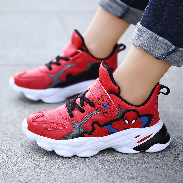 Giày siêu nhân người nhện bé trai 4 - 12 tuổi thể thao năng động kiểu dáng Hàn Quốc GE76