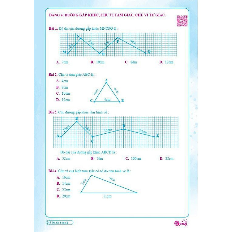 Ôn Tập Hè Toán 2 - Dành cho học sinh lớp 2 lên lớp 3 - Ảnh 5