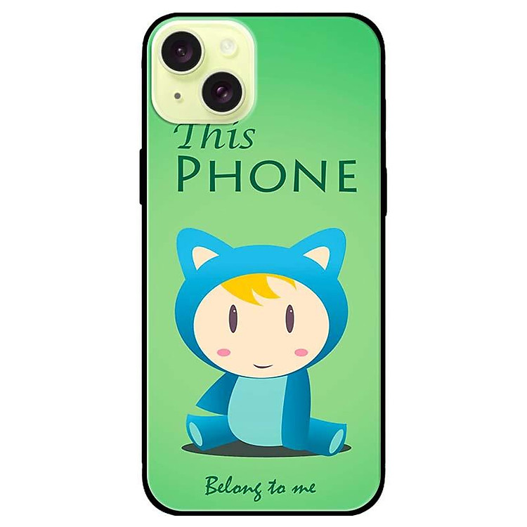 Ốp lưng dành cho Iphone 15 - Iphone 15 Plus - Iphone 15 Pro - Iphone 15 Pro Max - Mèo Xanh - Hàng Chính Hãng