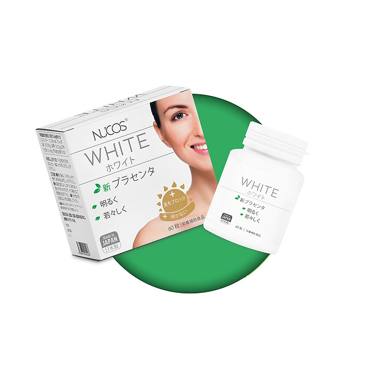 Viên uống trắng da giảm nám chống nắng Nucos White 60 viên