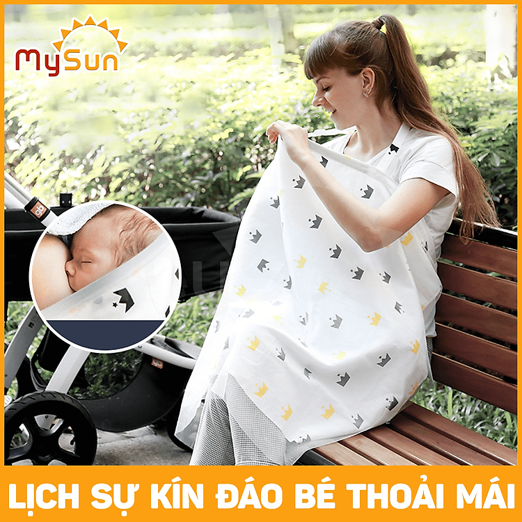Khăn choàng che nắng cho bé MySun Giá rẻ - Hình ảnh 4