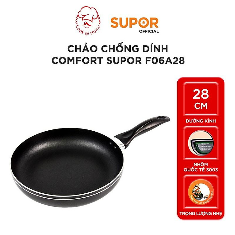 Chảo Chống Dính Supor Comfort F06A28 28cm