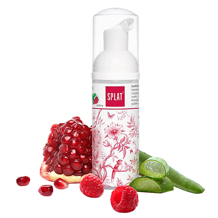 Bọt Chăm Sóc Răng Miệng Oral Care Foam 2 In 1 Raspberry 50ml