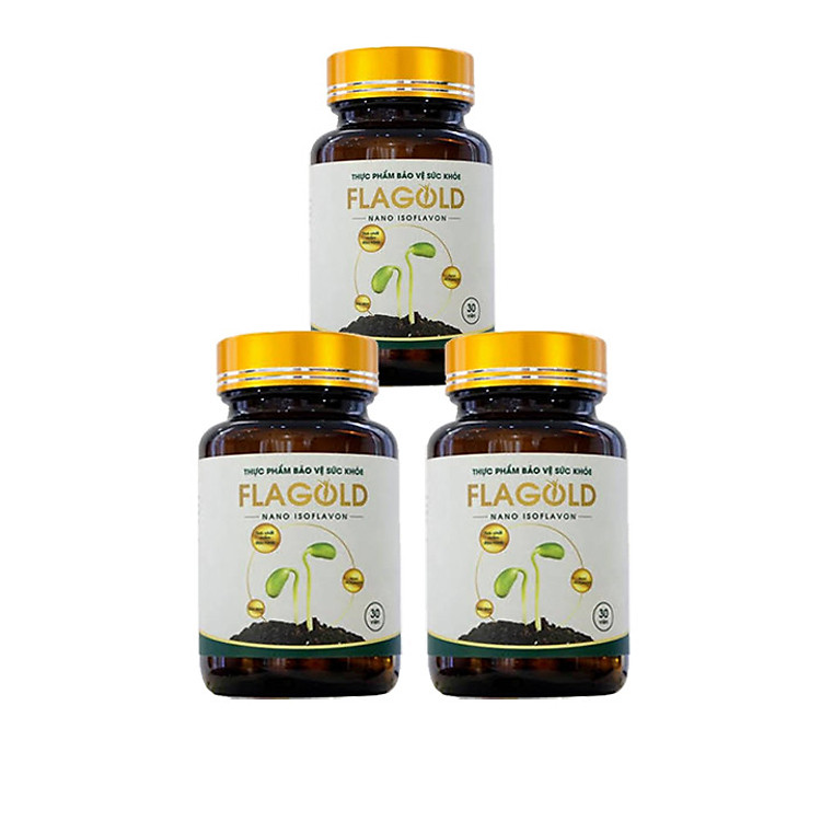 Combo 3 hộp Nano mầm đậu nành Flagold