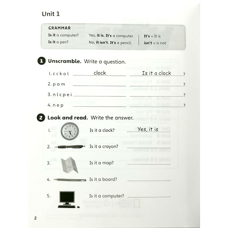 OUR WORLD AME 1 GRAMMAR WORKBOOK - Ảnh 6