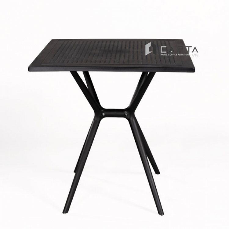Bàn cafe vuông 70cm ngoài trời sân vườn TE10002-70S Nội thất Capta