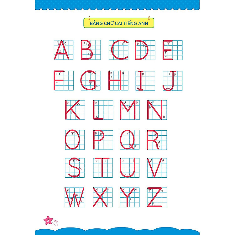 Cùng Khủng Long Tập Viết Chữ Cơ Bản - Chữ Cái Tiếng Anh Viết Hoa (Quyển 4) - Ảnh 6