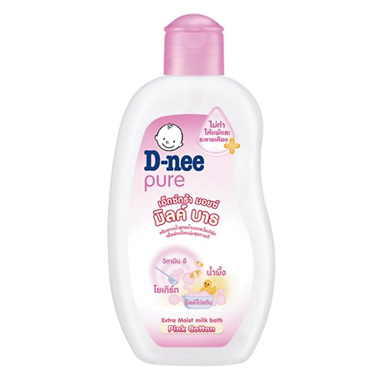 Sữa Tắm Chứa Sữa D-nee - 200ml (Hồng)