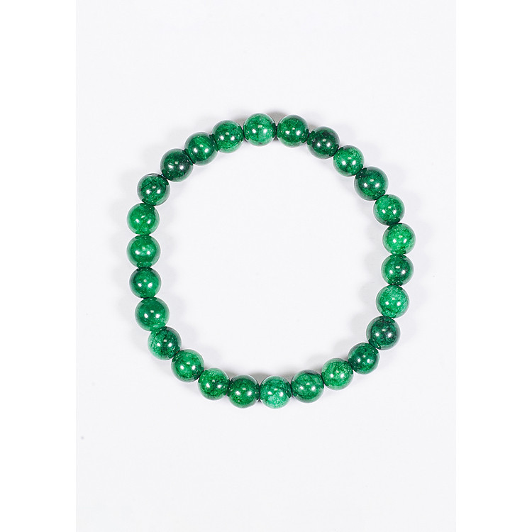 Vòng tay phong thủy đá cẩm thạch sơn thủy mệnh hỏa , mộc - Ngọc Quý Gemstones