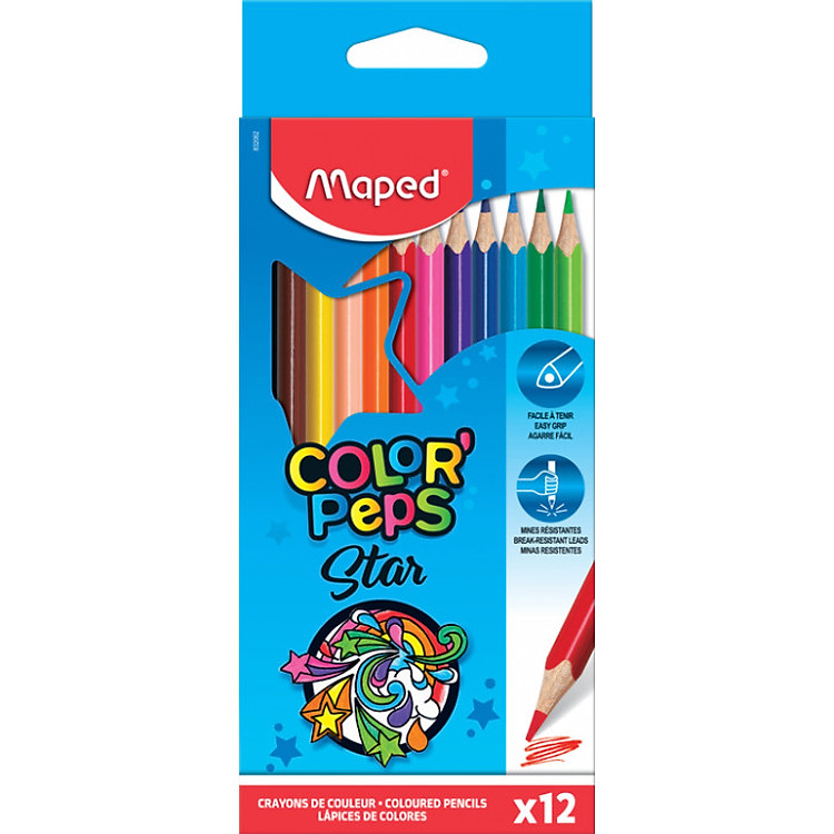 Chì màu Maped (12 màu)