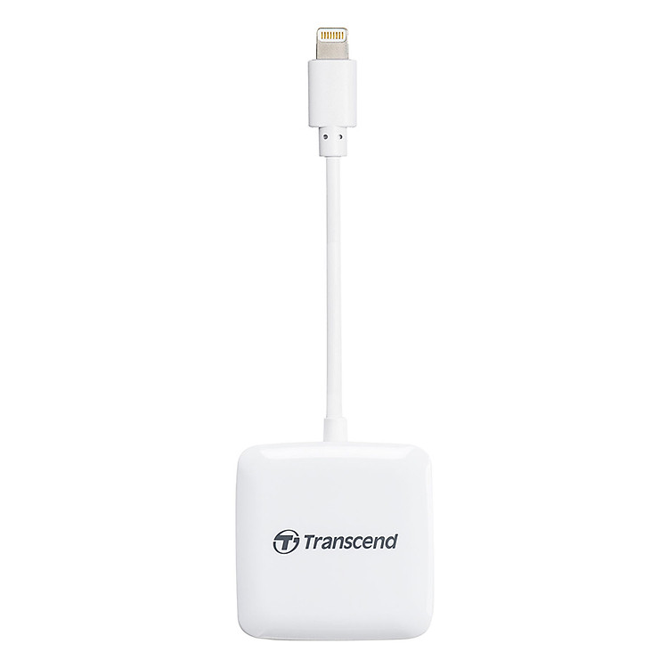 Đầu Đọc Thẻ Nhớ SD / MicroSD Transcend RDA2 Cổng Lightning - Hàng Chính Hãng