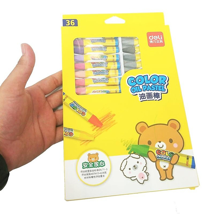 Bút Sáp Deli 6964 (36 màu) - Ảnh 3