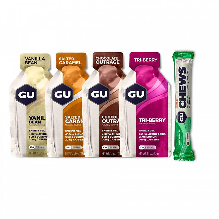 Combo Gel & Chews Năng Lượng GU Energy - Mixed Combo - Hộp 5 Gói (5 Vị) ( Giao vị ngẫu nhiên)