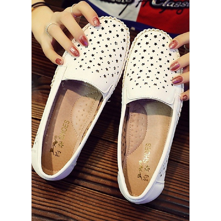 Giày búp bê nữ , Giày lười nữ , Giày mọi nữ , Giày slip on nữ cao cấp SP34