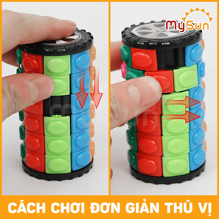 Rubik Bánh xe 2 tầng MySun Chính hãng Ưu đãi - Hình ảnh 4