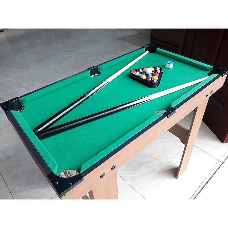 Bàn Bi Da Mini (Bàn Bi-a mini) thế hệ mới bằng gỗ dài 75 cao 63cm cho trẻ em