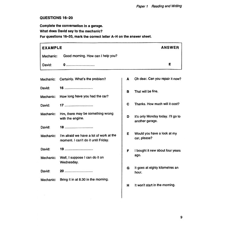 Cambridge Key English Test 3 with Answers - Ảnh 6