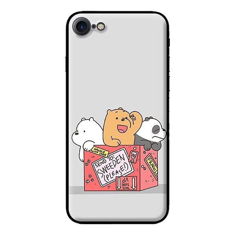 Ốp in cho iPhone 7 3 Chú Gấu 2 - Hàng chính hãng