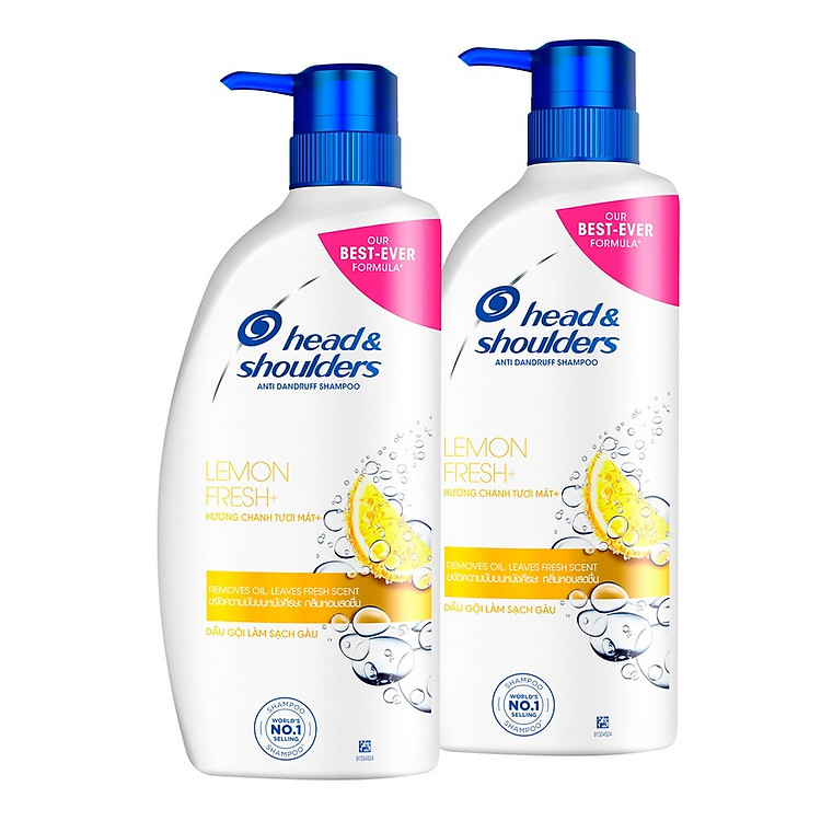 Combo 2 Dầu Gội HEAD & SHOULDERS Hương Chanh Sảng Khoái 625ml