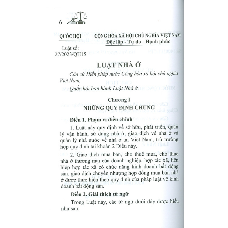 Luật Nhà Ở (Có hiệu lực thi hành từ ngày 1/8/2024) - Ảnh 4