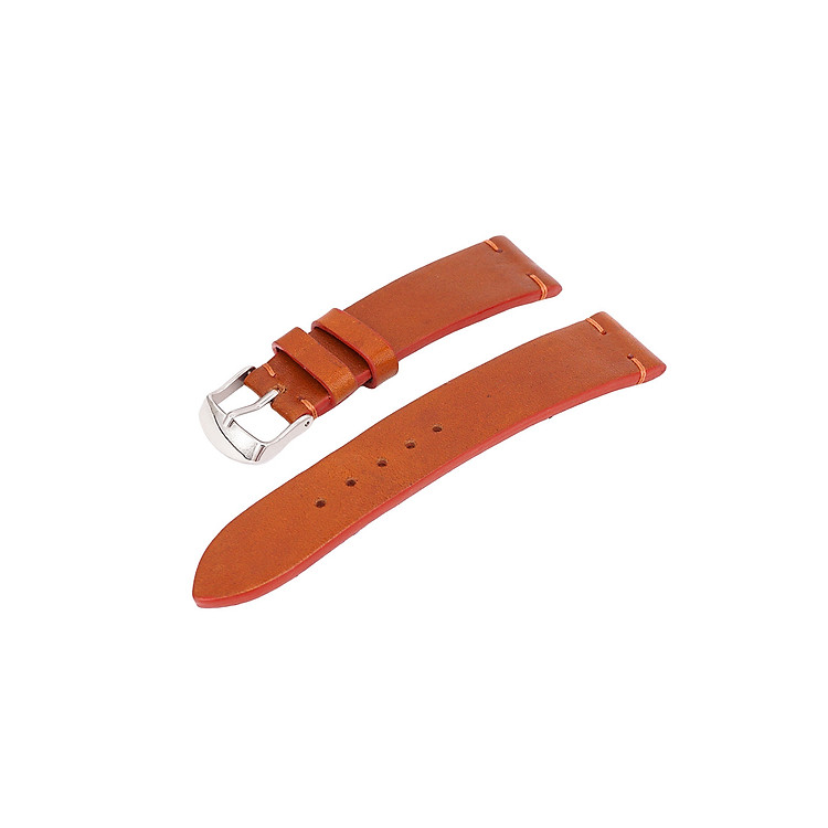 Dây đồng hồ da bò không chỉ viền Vintage