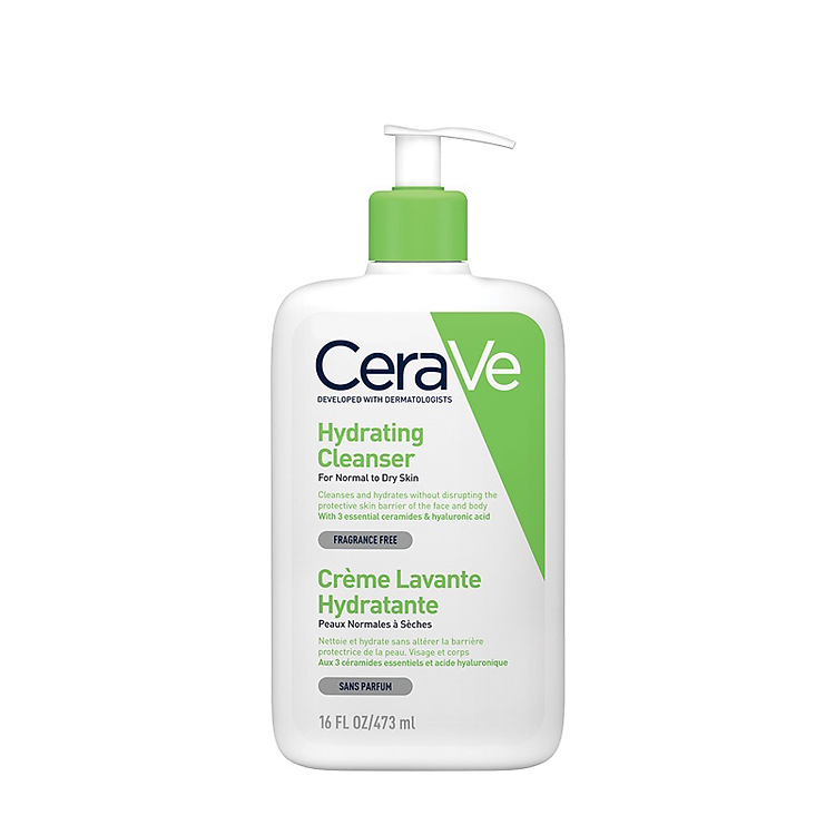 CeraVe Hydrating Cleanser - Sữa Rửa Mặt Cho Da Khô, Hỗn Hợp Khô Nhạy Cảm