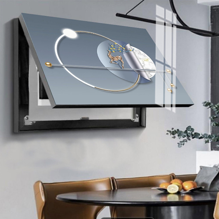 Tranh Che Ổ Điện Nhiều Mẫu Trừu Tượng Hiện Đại với Phòng Khách, Nhà Hàng, Văn Phòng