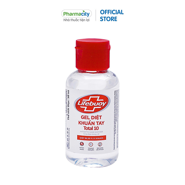 Gel rửa tay diệt khuẩn Lifebuoy Total 10 (50ml)