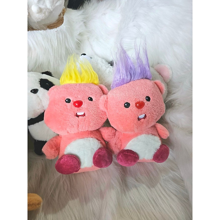 Thú nhồi bông Loopy tóc xù 20cm Chính hãng Tiết kiệm - Hình ảnh 3