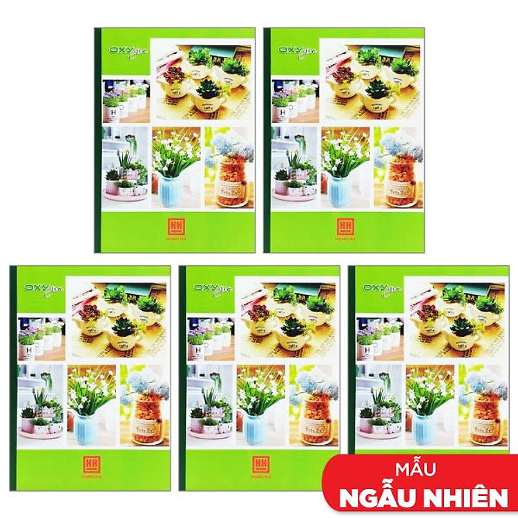 Vở Oxygen Kẻ Ngang 120 Trang (5 quyển)