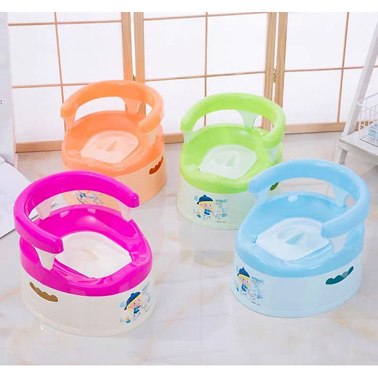 Bô Vệ Sinh Có Tựa Lưng Cho Bé Chính hãng Tiết kiệm - Hình ảnh 4