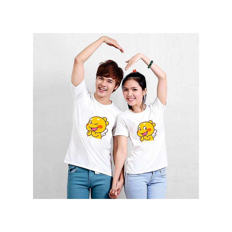 Áo thun nam nữ rồng biểu cảm ngộ nghĩnh đáng yêu, vải cotton 100% cao cấp, áo thun trơn, ngắn tay, cổ tròn, form rộng và chuẩn