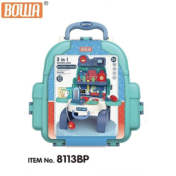 Mua Bộ đồ chơi bác sĩ BOWA 8113BP Chính hãng Giá rẻ - Hình ảnh 2