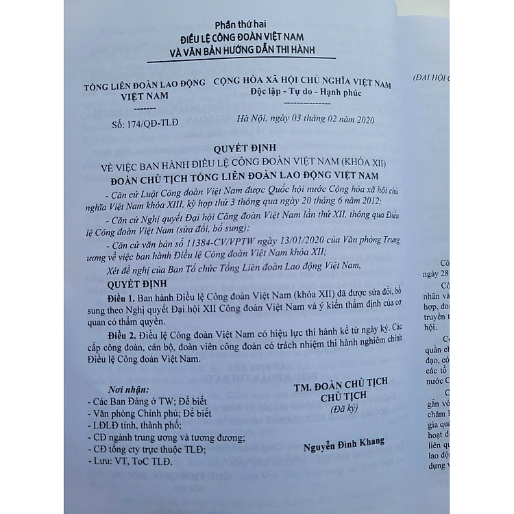 Luật Công Ðoàn 2024 – Những Quy Định Mới Về Tiêu Chuẩn, Chế Độ Chi Tiêu Và Quản Lý Tài Chính, Tài Sản Trong Công Đoàn - Ảnh 5