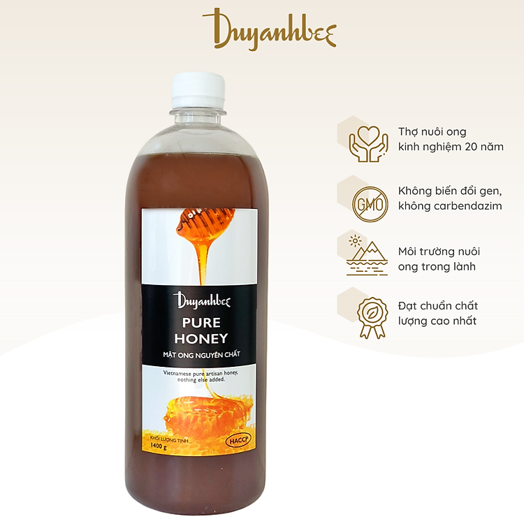 Mật Ong Nguyên Chất Duy Anh Bee 1400g