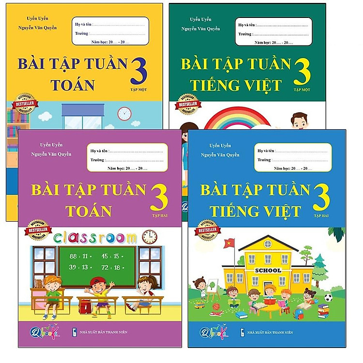 Bài Tập Tuần Lớp 3 Cả Năm – Toán và Tiếng Việt