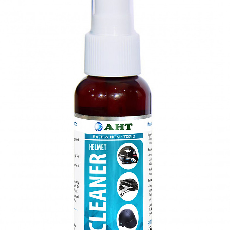 Chai Xịt Nano Bạc Diệt Khuẩn, Khử Mùi Hôi Nón Bảo Hiểm Helmet Cleaner AHT 50ml