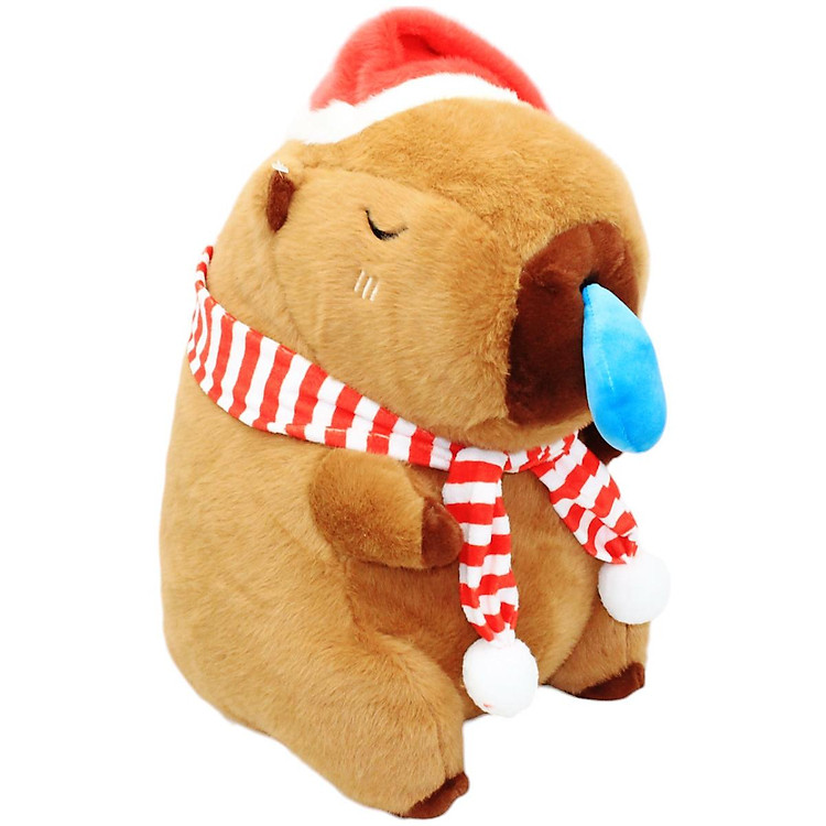 Mua Thú Bông Capybara Noel 35 cm - ZooZoo Chính hãng Giá rẻ - Hình ảnh 5