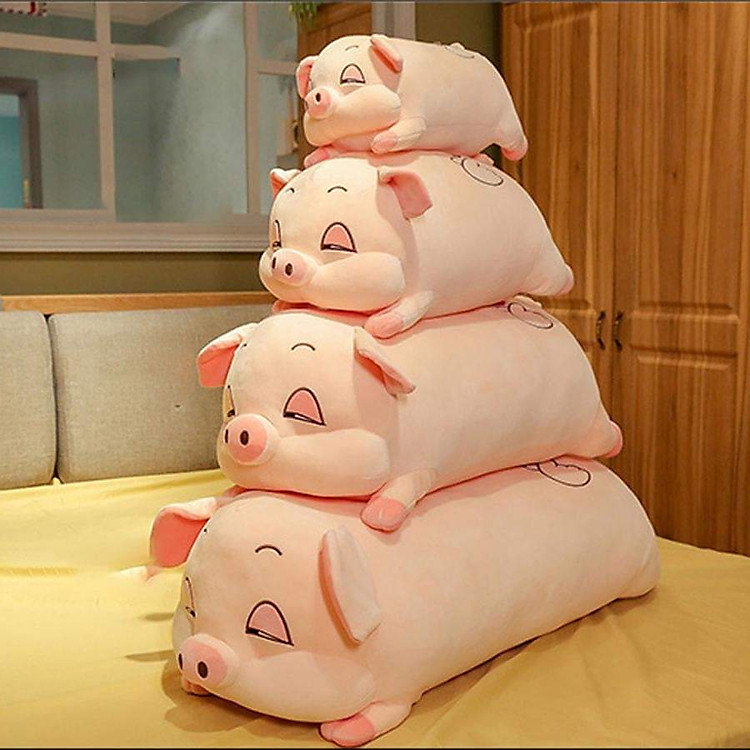Gấu bông heo lười siêu dễ thương Chính hãng Ưu đãi - Hình ảnh 3