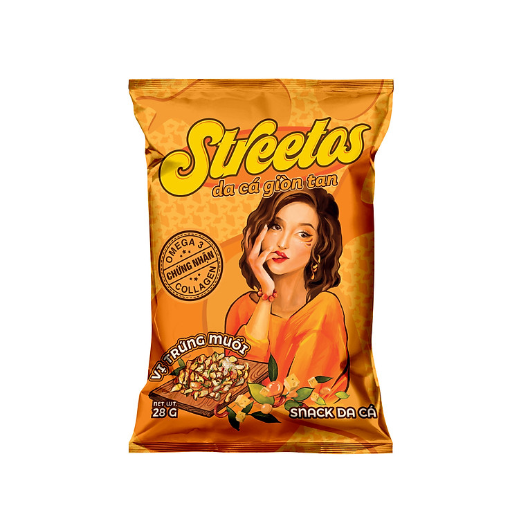 Da Cá Trứng Muối 25G