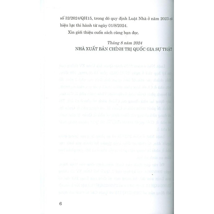 Luật Nhà Ở Năm 2023 (Sửa Đổi, Bổ Sung Năm 2024) - Ảnh 5