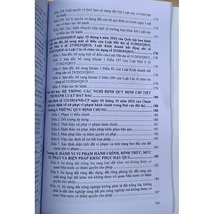 Luật Đất Đai hệ thống các văn bản quy định chi tiết thi hành - Ảnh 6