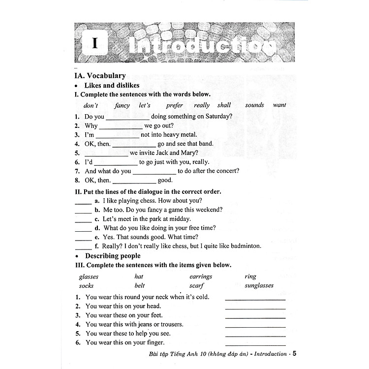 Bài Tập Tiếng Anh Lớp 10 - Theo Chương Trình Chân Trời Sáng Tạo - Ảnh 5