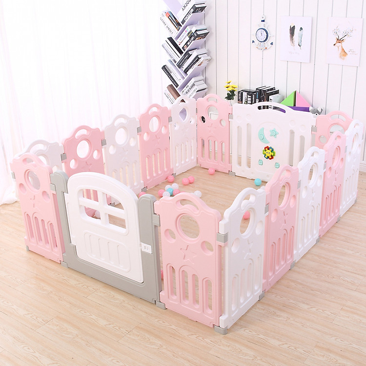 Quây cũi nhựa trẻ em 16 tấm