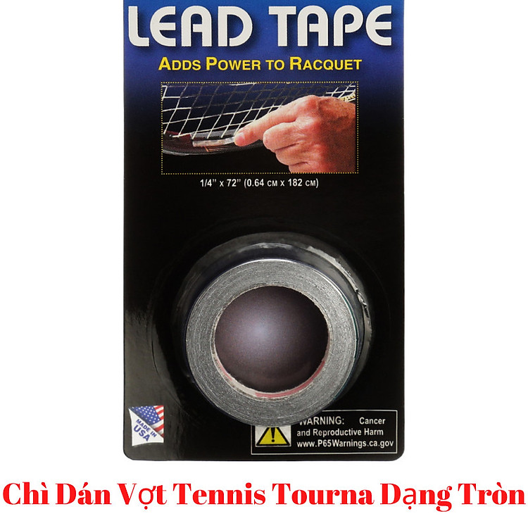 Chì Dán Vợt Tennis Tourna Dạng Tròn