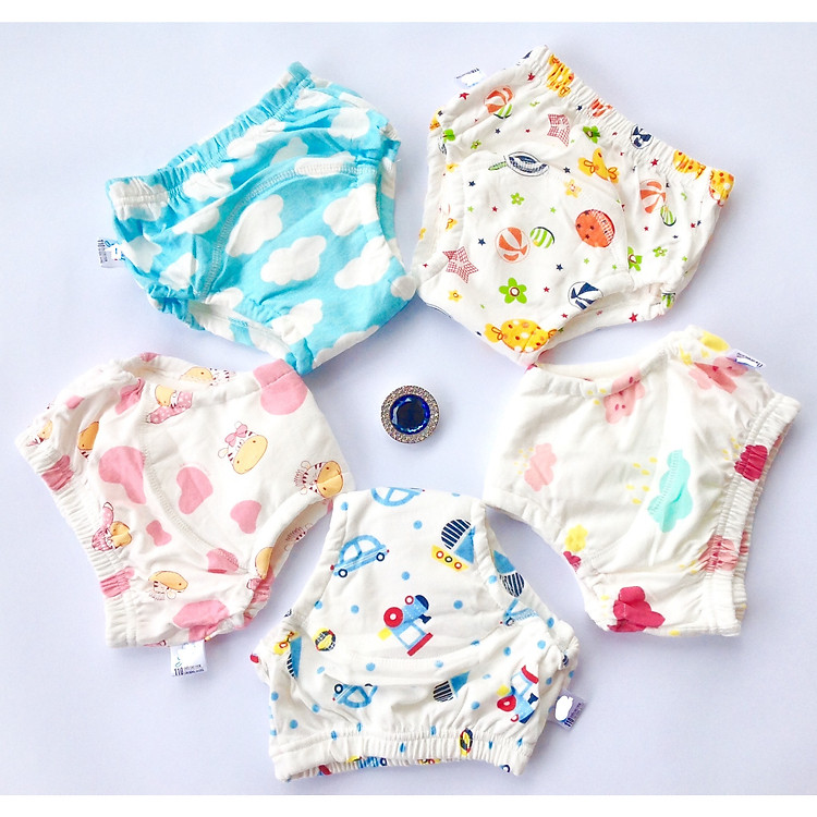 Combo 5 Quần Bỏ Bỉm cao cấp Việt Nam xuất Nhật 6 lớp