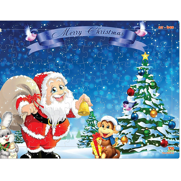 Bộ tranh xếp hình A3 cho bé Chính hãng Ưu đãi