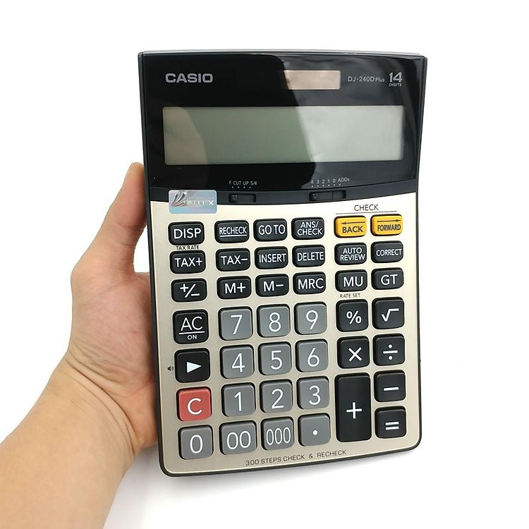 Máy Tính Casio DJ 240D-W-DP Plus - Ảnh 4