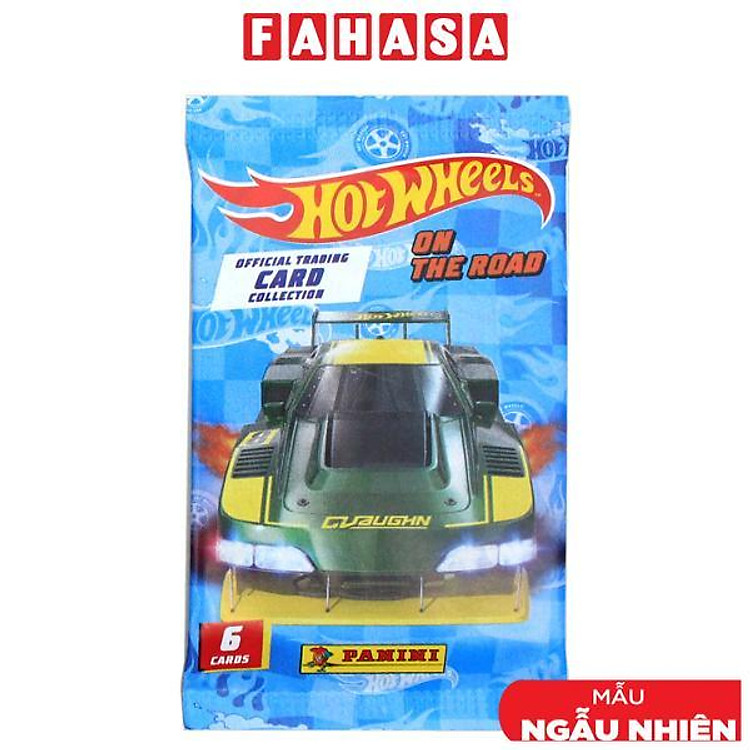 Gói Thẻ Hình Hot Wheels – Panini (6 thẻ/túi)