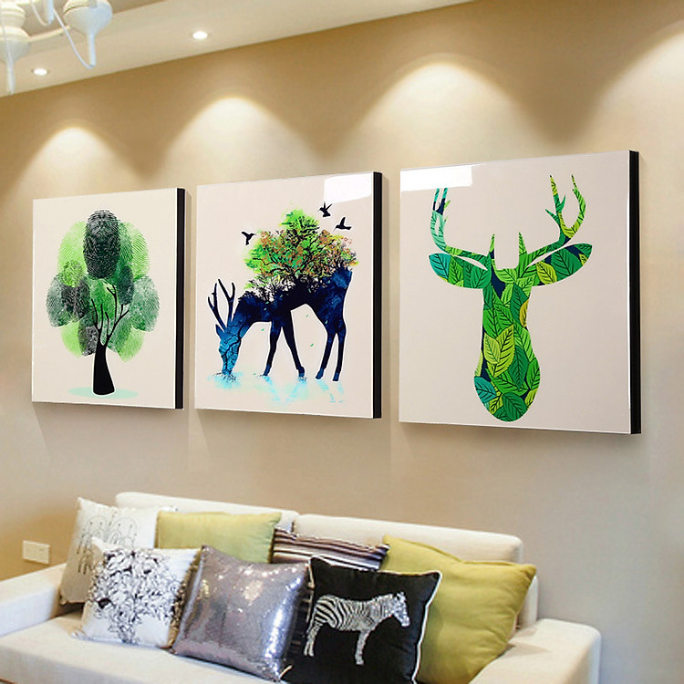 Tranh Treo Tường - Hello Morning - S8910 (Bộ 3 tấm)